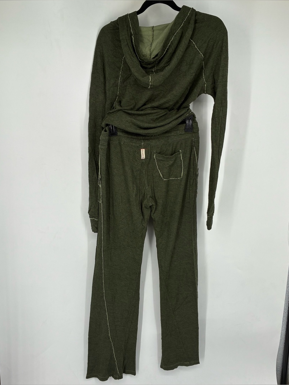 Gypsy 05 Small Hoodie Sweatpants Set Outfit Green Sweatshirt Boho Bohemian Chic - Picture 6 of 8